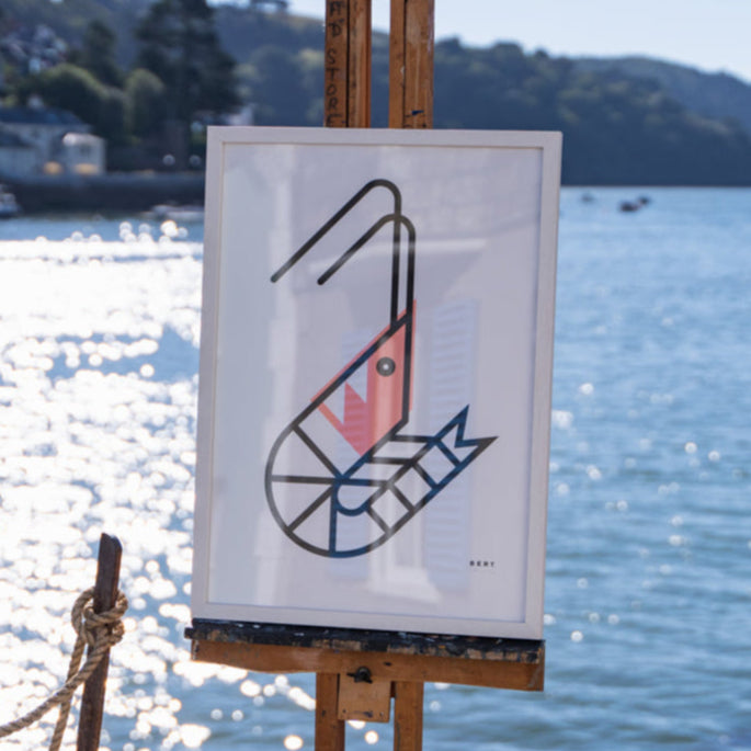Studio Archive Sale - A2 So Shrimp Screen Print