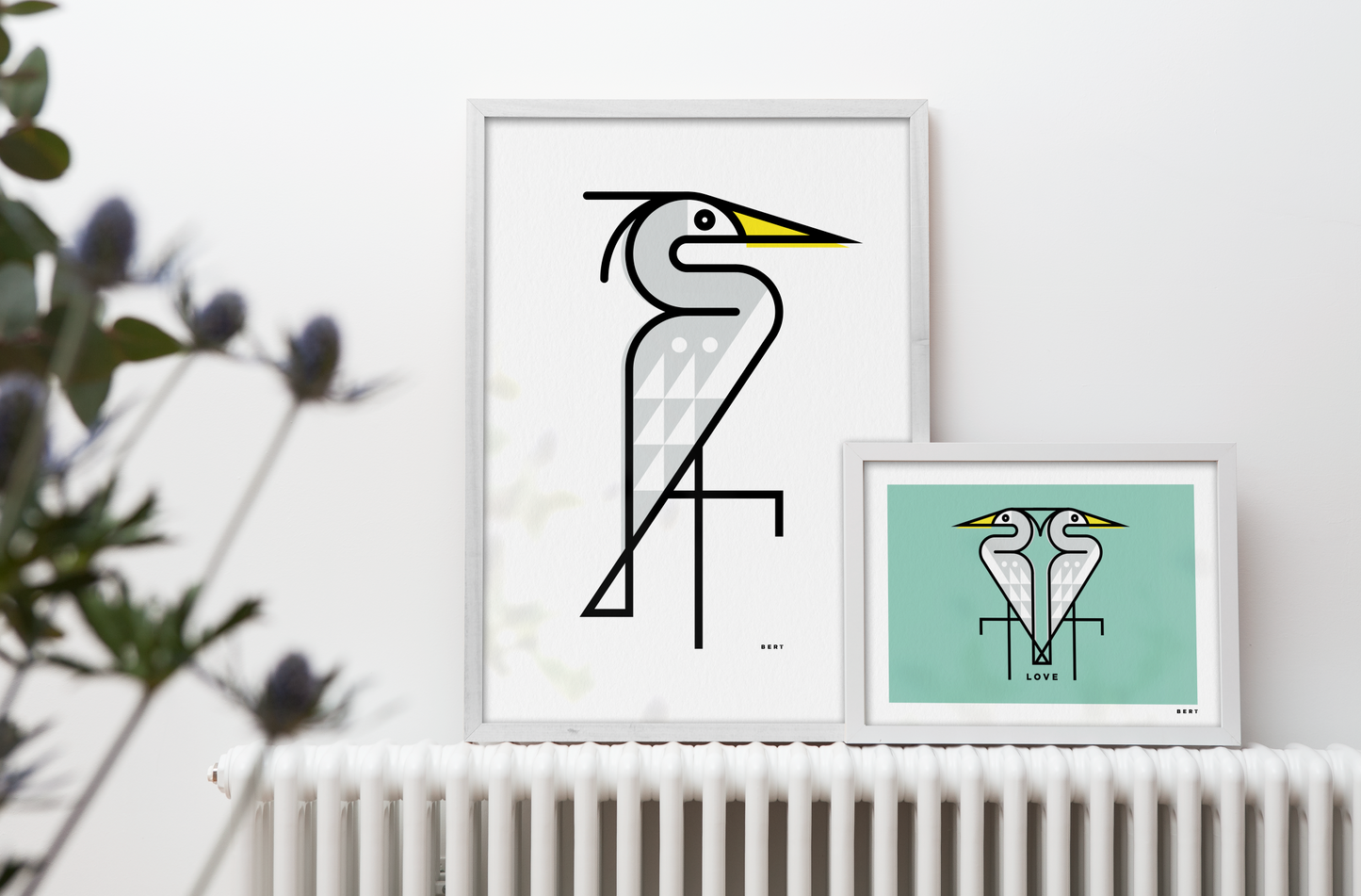 HERONS LOVE | LIMITED EDITION WALL ART
