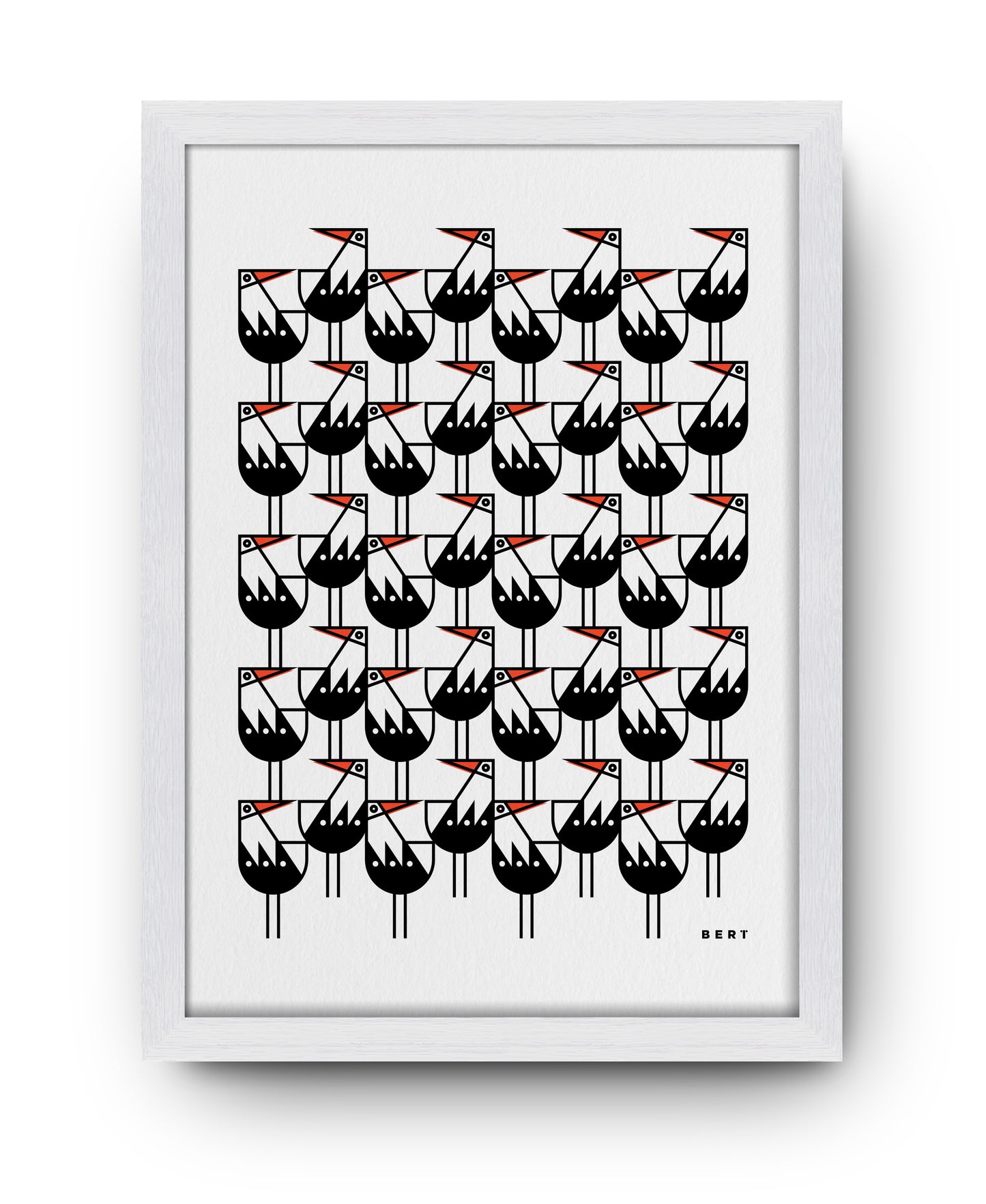 OYSTERCATCHER PATTERN | OPEN EDITION WALL ART