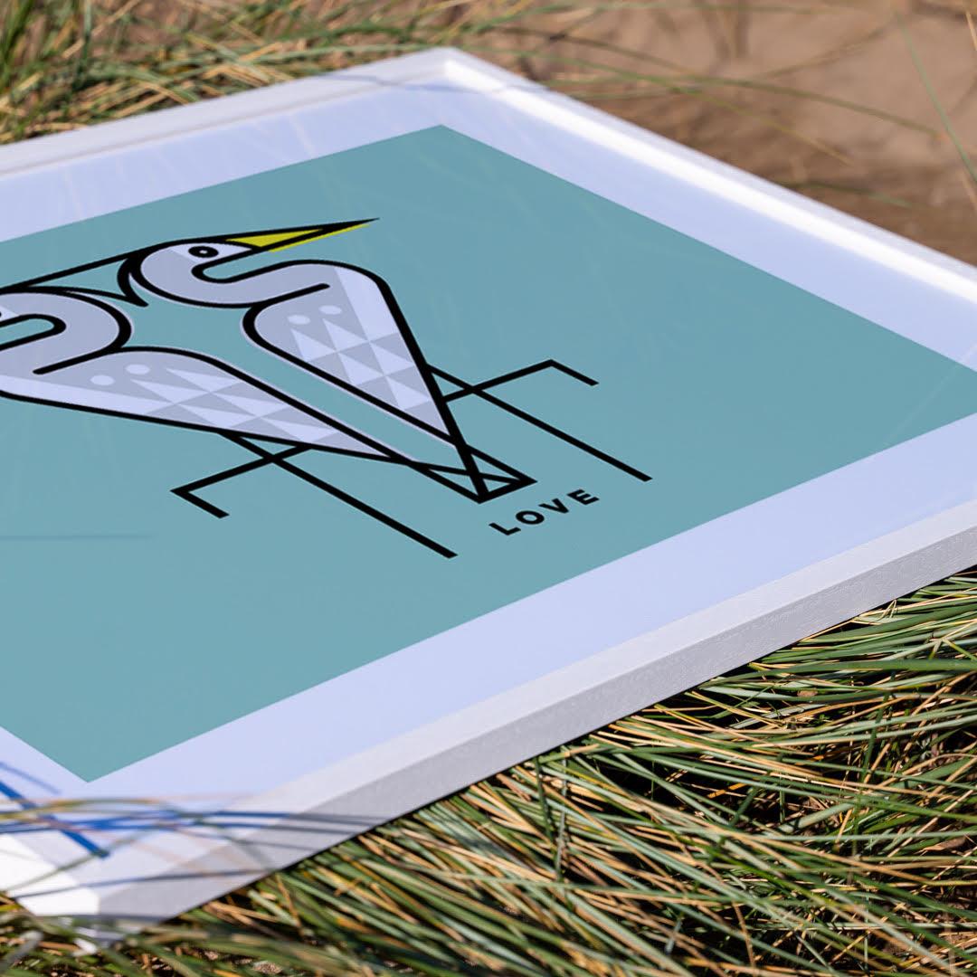 HERONS LOVE | LIMITED EDITION WALL ART
