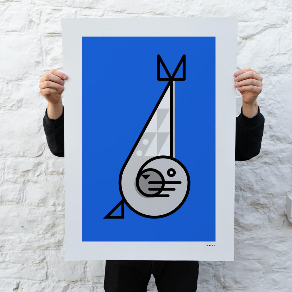 50% Off XL Prints | Seal on Blue