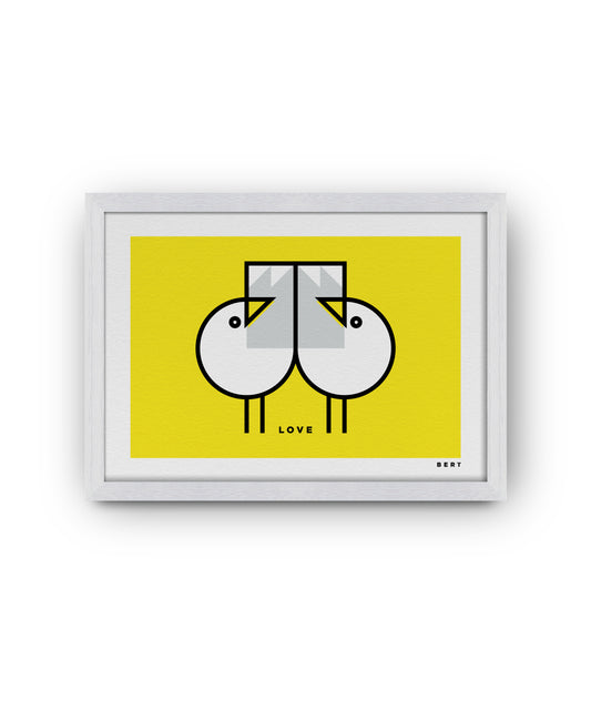 GULLS LOVE YELLOW  | OPEN EDITION WALL ART