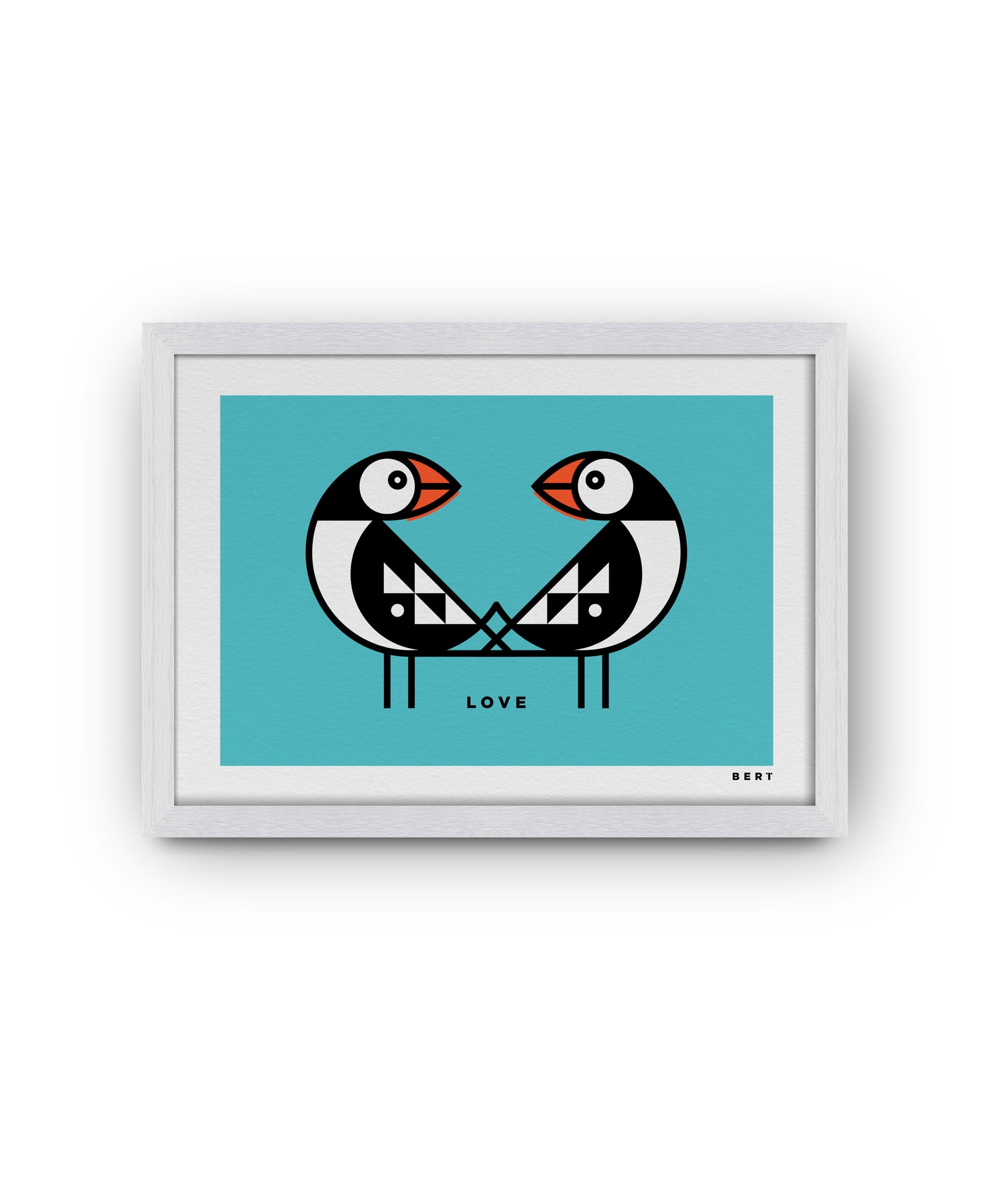 PUFFINS LOVE  | OPEN EDITION WALL ART