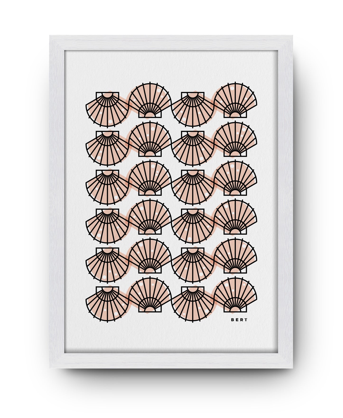 SCALLOP PATTERN | OPEN EDITION WALL ART