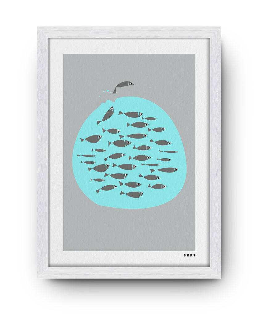 BERT & BUOY WALL ART | FISHY LEAP