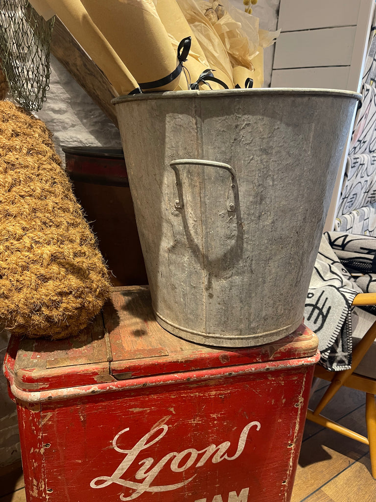 *NEW* CURATED BY BERT | TALL GALVANISED TUB